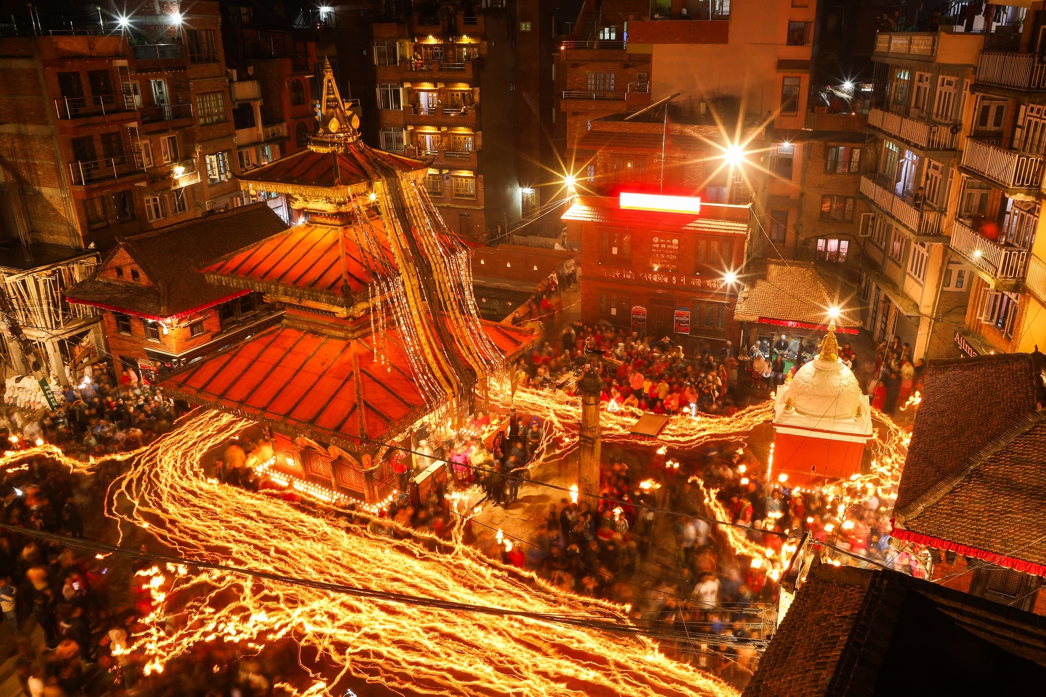 Landscape Longexposure Night Sindurjatra Balkumaritemple