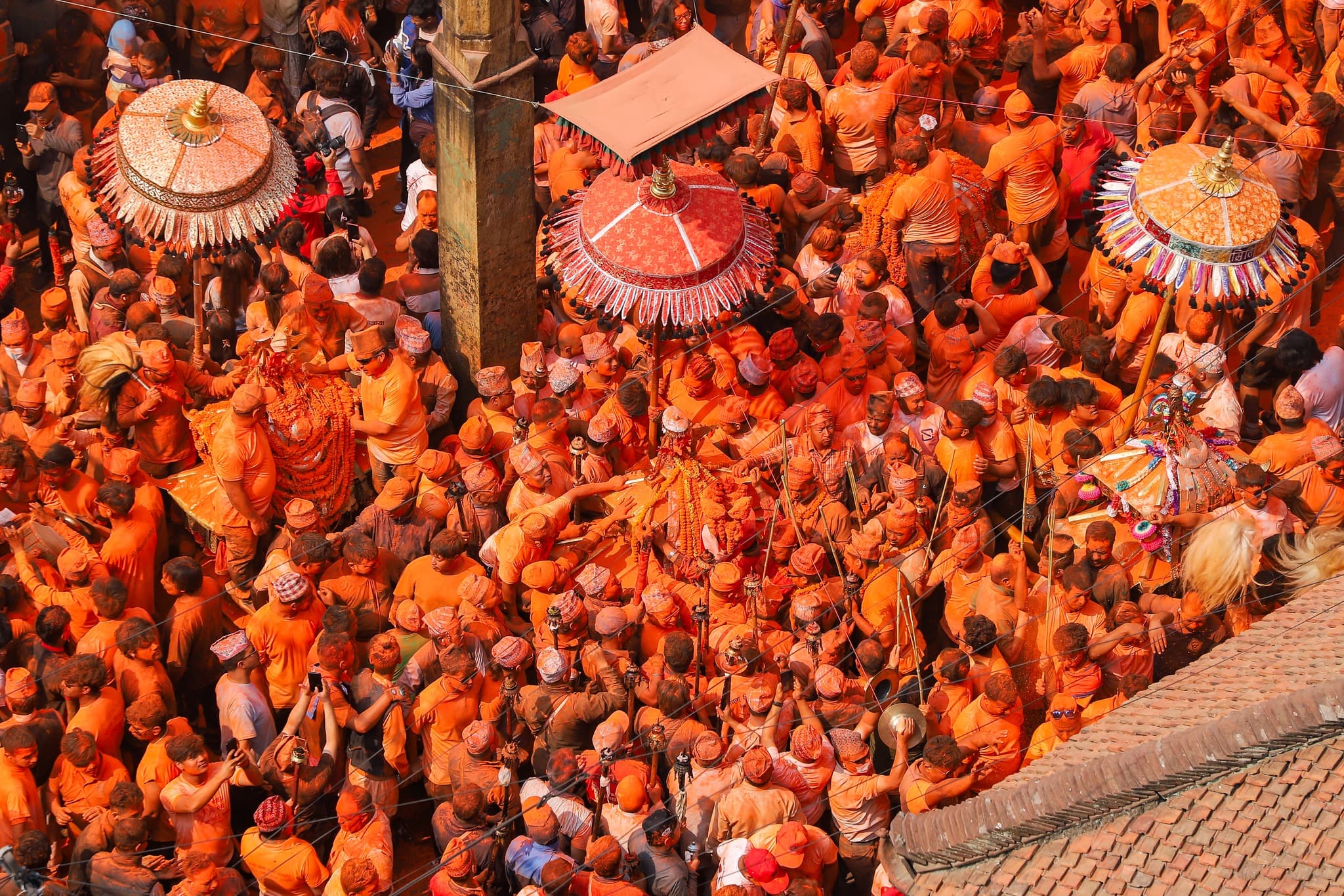 Landscape Massive Crowd Sindurjatra 1