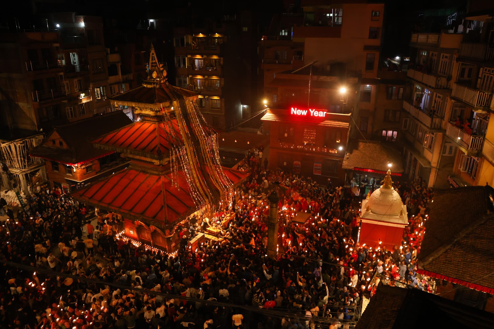 Landscape Night Top View Sindurjatra