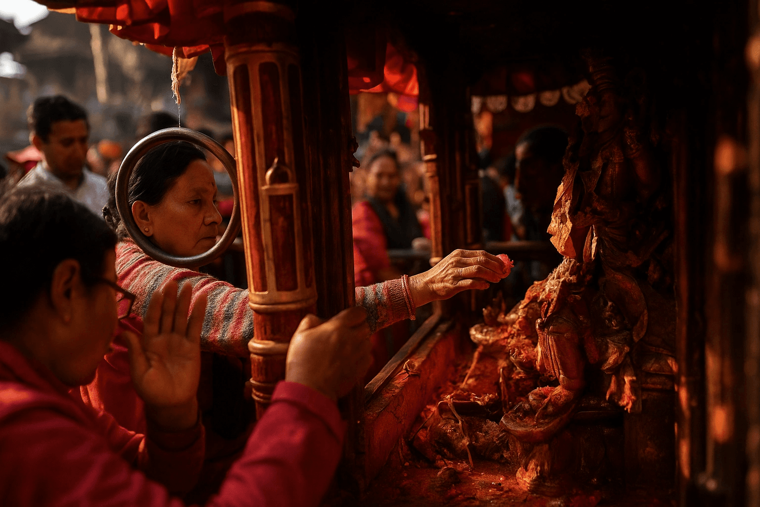 Cultural visibility scene supported by partnership.