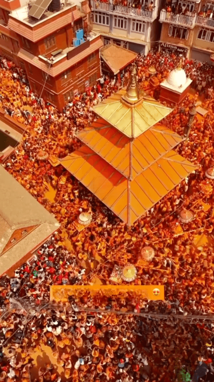 Portrait Sindurjatra Temple Side