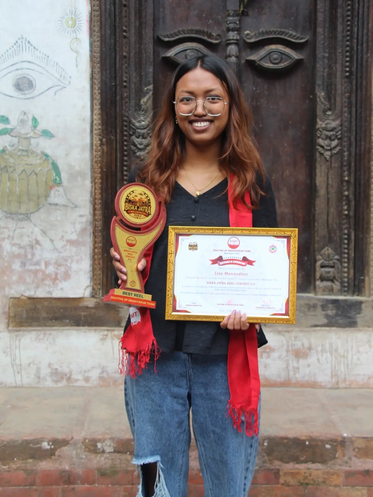 Liza Manandhar, The Best Reel — prize distribution