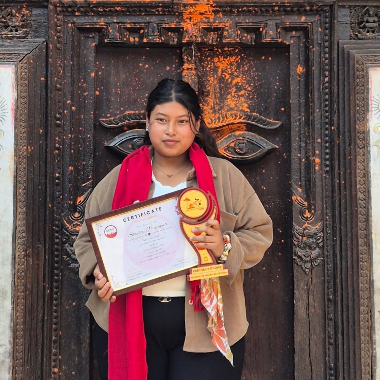 Sristy Prajapati, Partner's Choice Winner