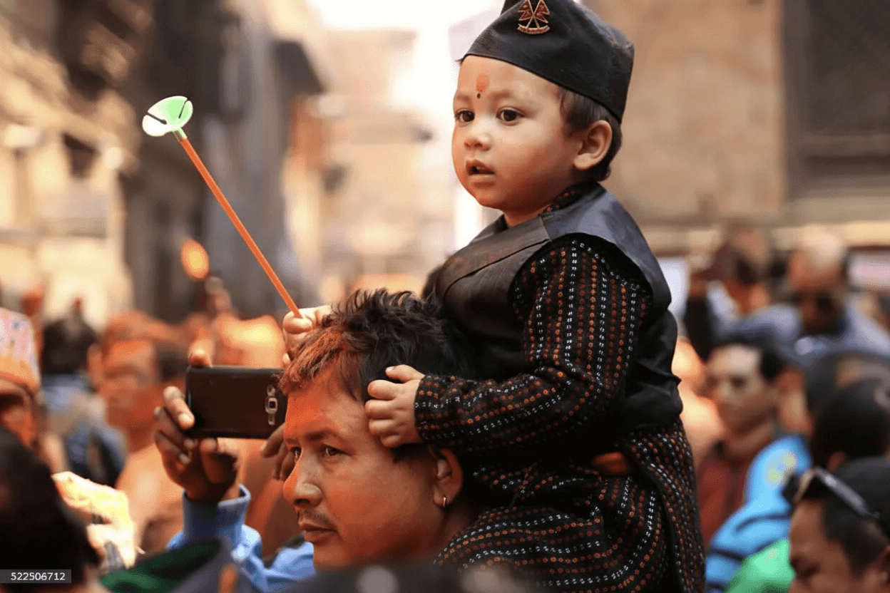 Community-centered scene representing identity and belonging.