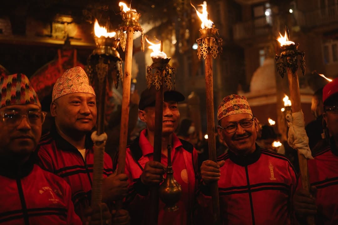 Cultural continuity expressed through festival participation.